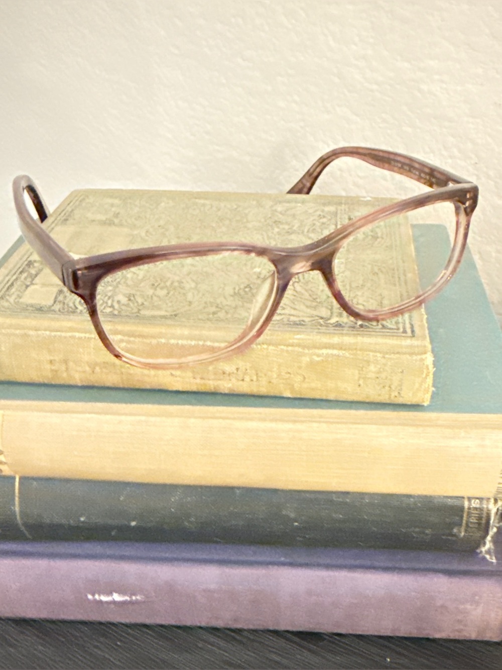 Oliver Peoples Follies Eyeglasses-49-16-140 Pink/Tan Full Rim OV5194